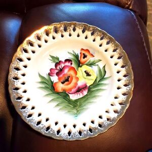 Vintage Atlas Tapan Floral Plate